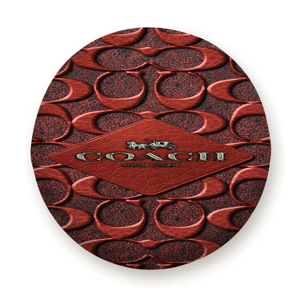 Coach New York Brown Tire Cover