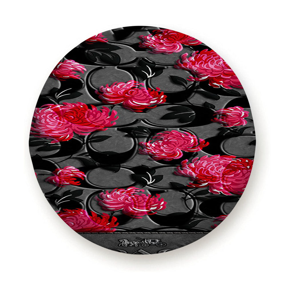 Coach New York Flower 3 Tire Cover