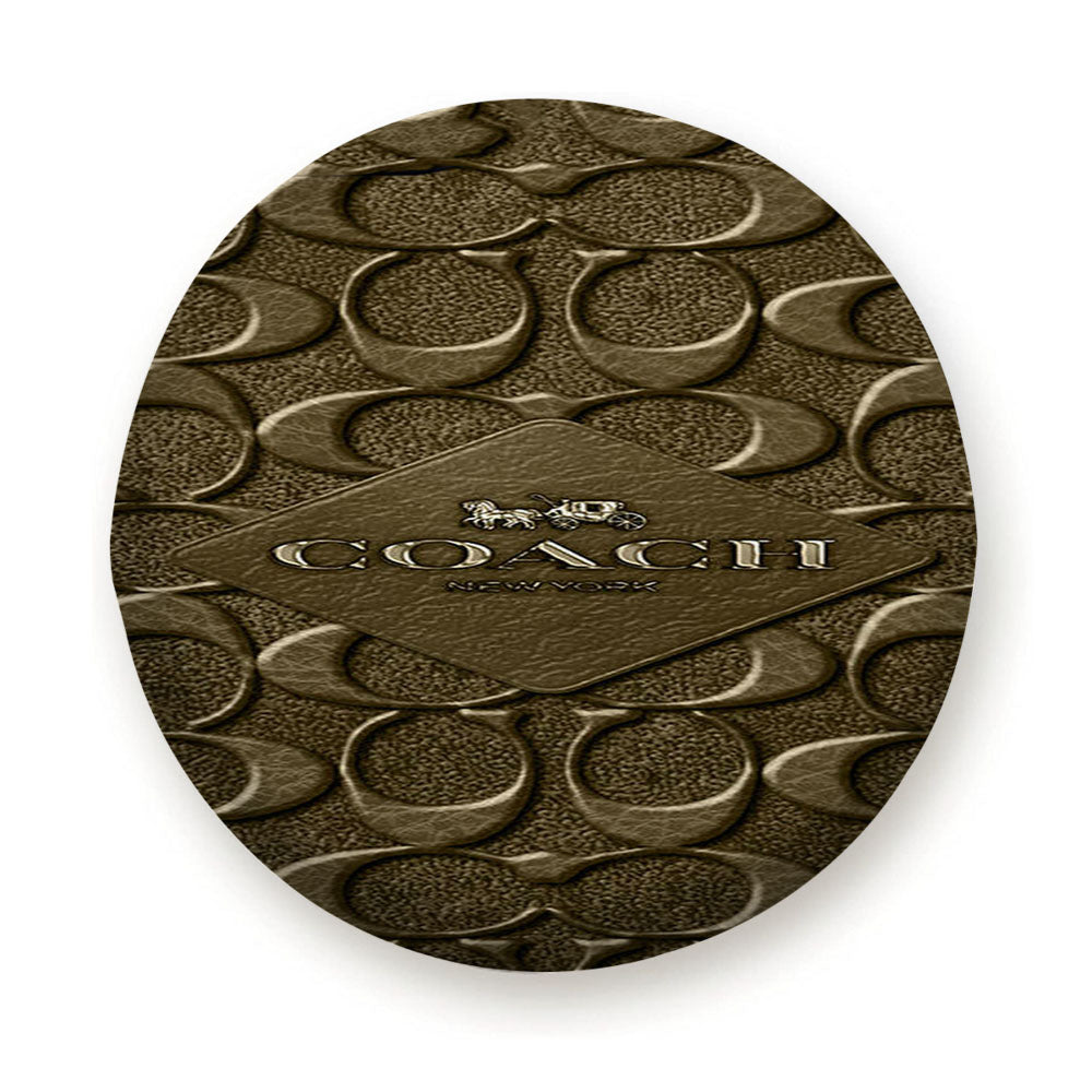 Coach New York Logo Tire Cover