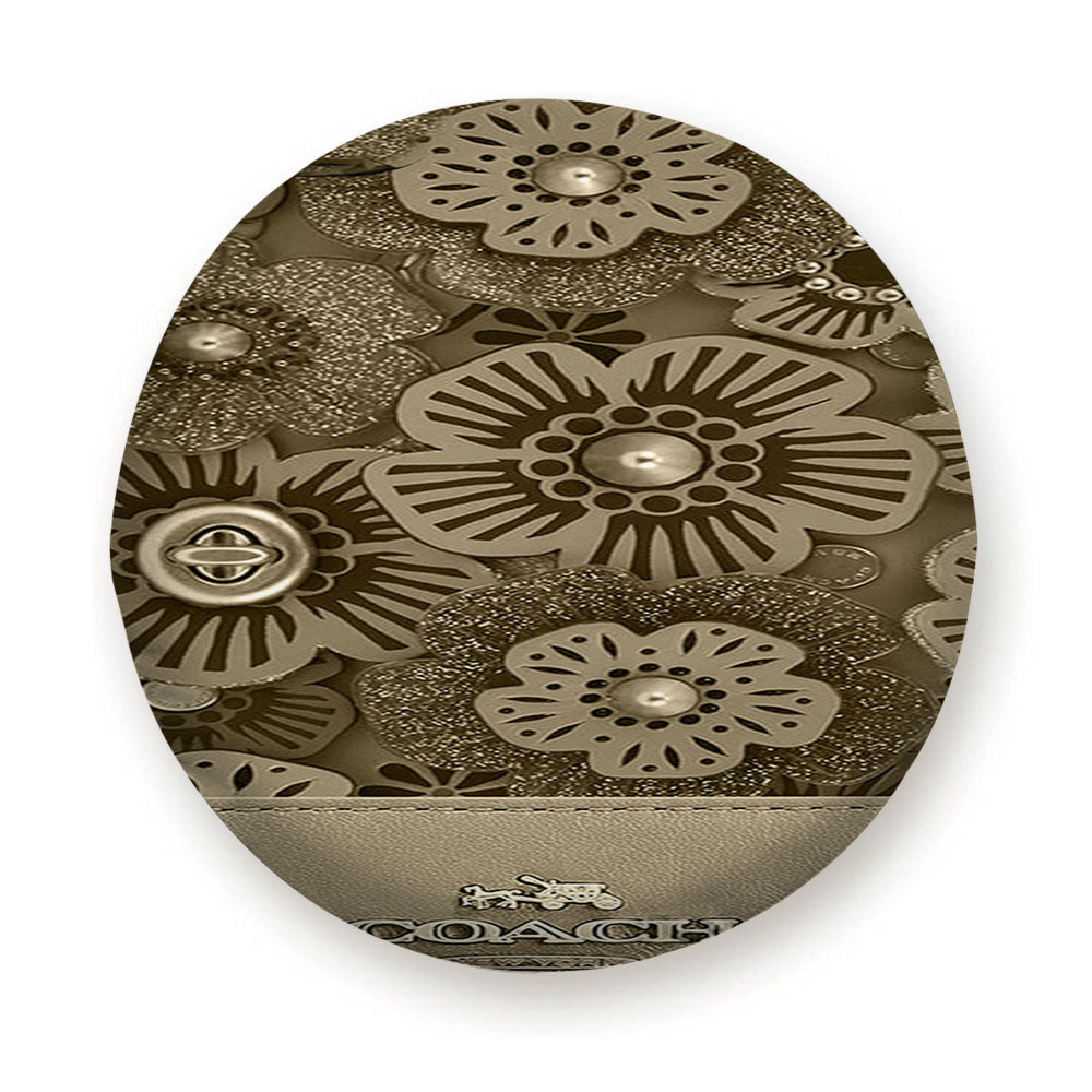 Coach New York Tea Rose Tire Cover