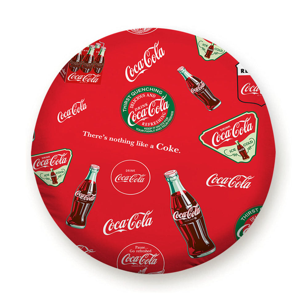 Coca Cola Allover Cotton Tire Cover