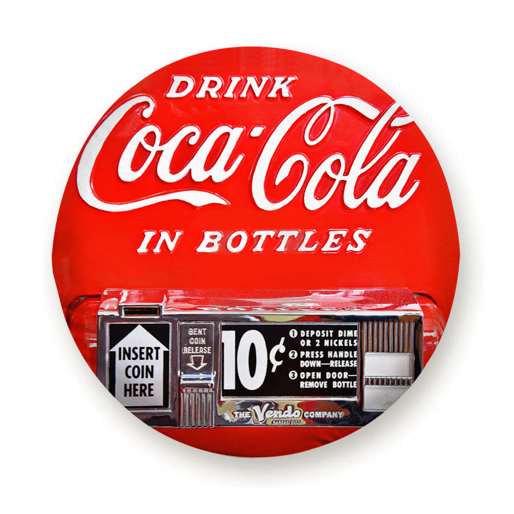 Coca Cola Pop Bottle Dispensing Machine Tire Cover