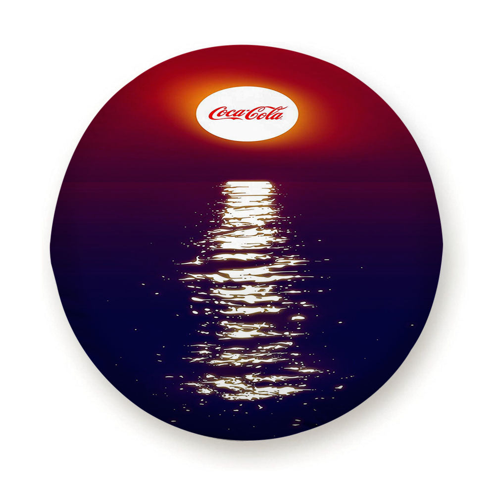 Coca Cola Sunset Reflection Tire Cover