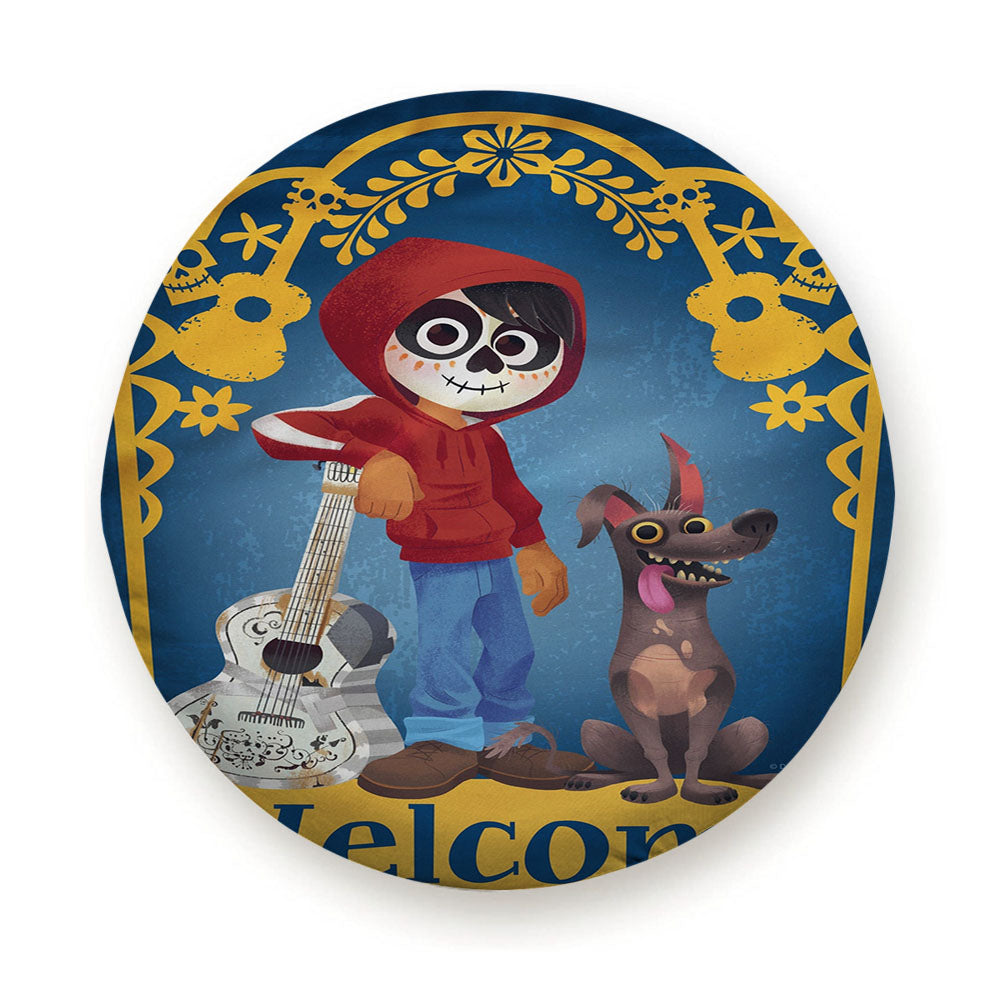 Coco Welcome Miguel And Dante Day Of The Dead Tire Cover