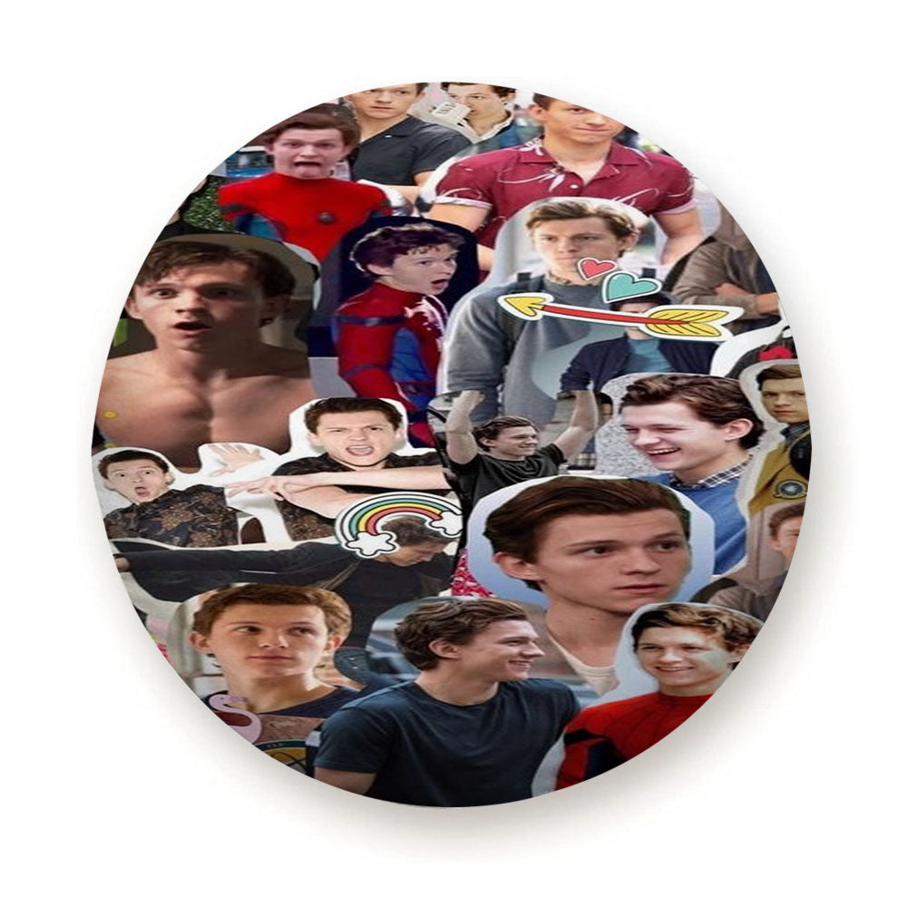 Collages Tom Holland Spiderman Tire Cover
