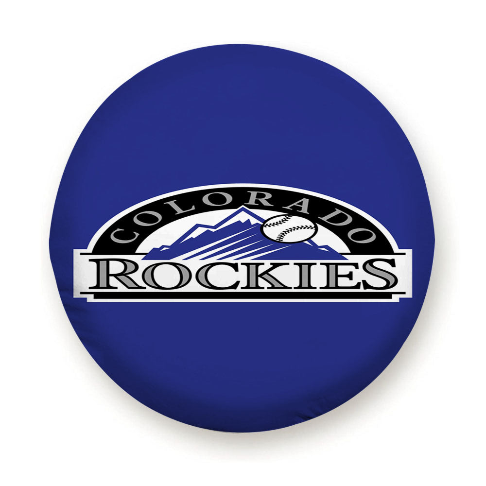 Colorado Rockies Logo Tire Cover