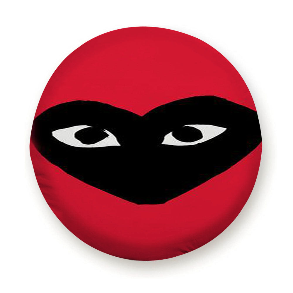 Comme Des Garcons Black And Red Tire Cover