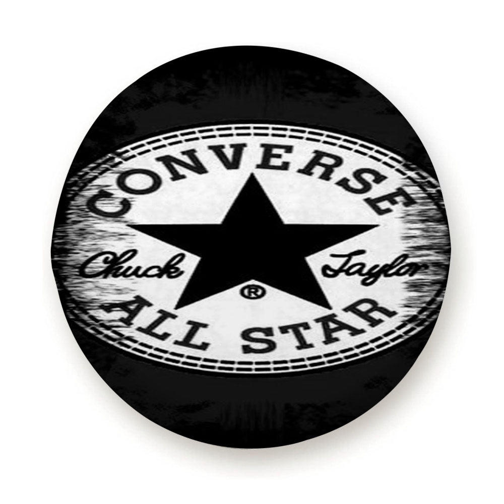 Converse Black Withe Tire Cover