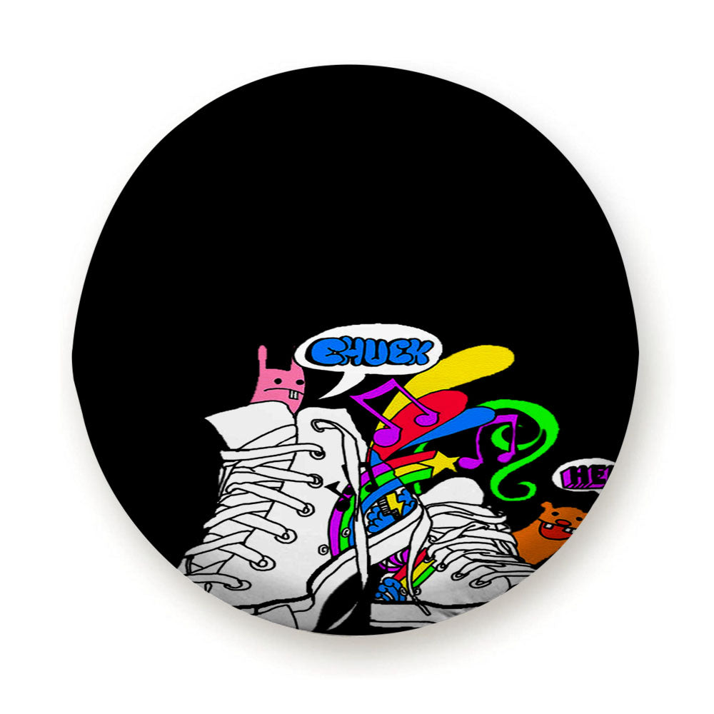 Converse Fun And Doodle Tire Cover