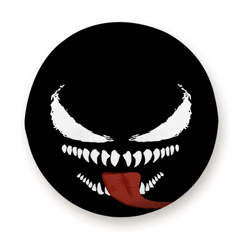 Cool Dark Venom Mask Tire Cover