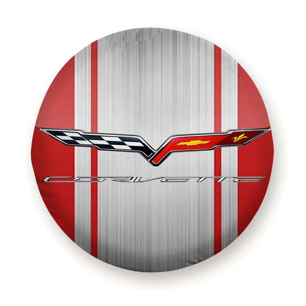 Corvette Red Tire Cover
