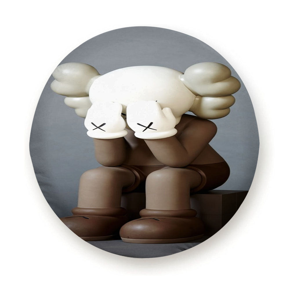 Crying Kaws Tire Cover