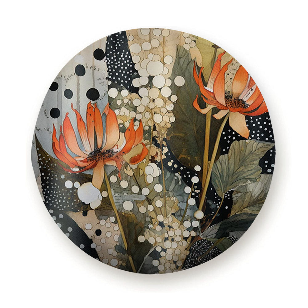 Cute Boho Floral Tire Cover