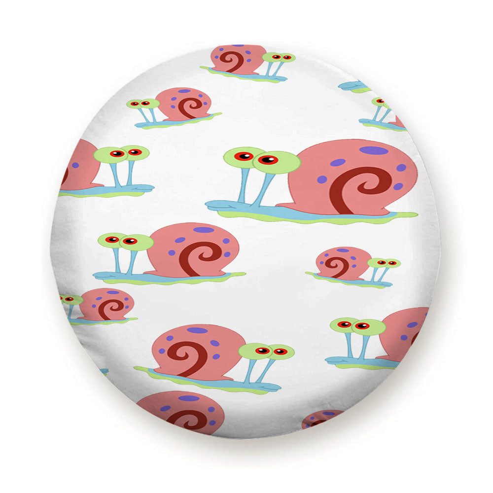 Cute Gary Spongebob Squarepants Pattern Tire Cover