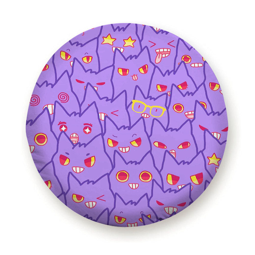 Cute Gengar Pattern Tire Cover