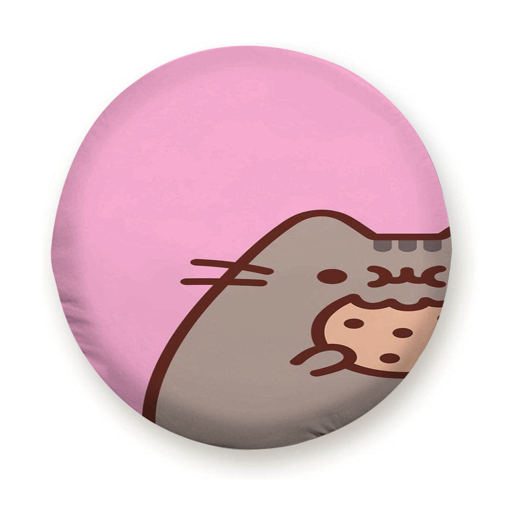 Cute Pusheen Eat A Cookies Tire Cover