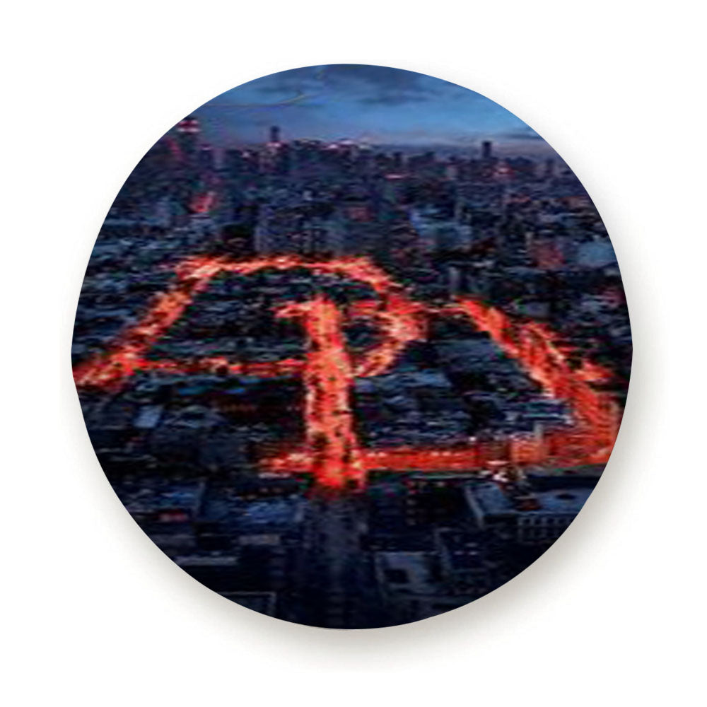 Daredevil Red City Tire Cover