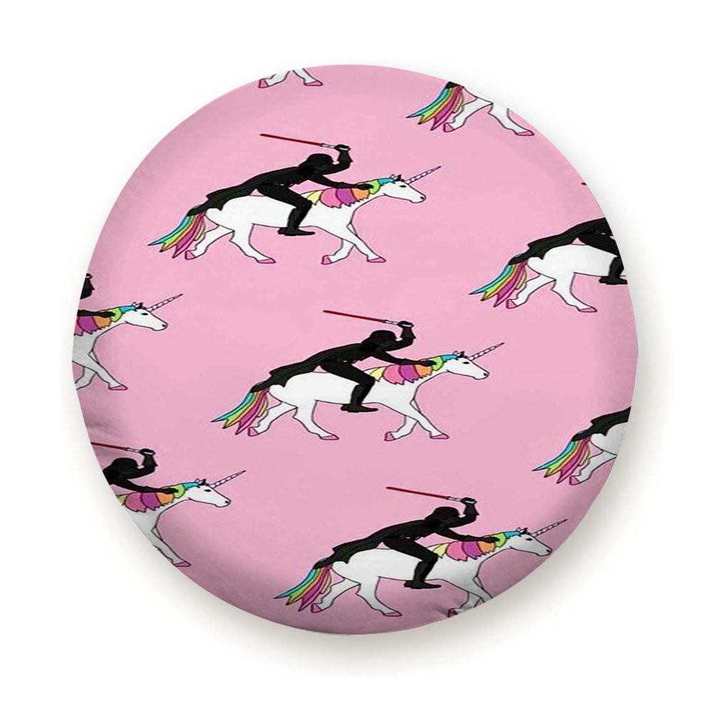 Dart Vader And Magic Unicorn Tire Cover