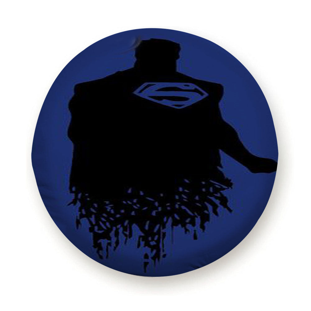 Dc Superheroes Superman Silhouette Tire Cover