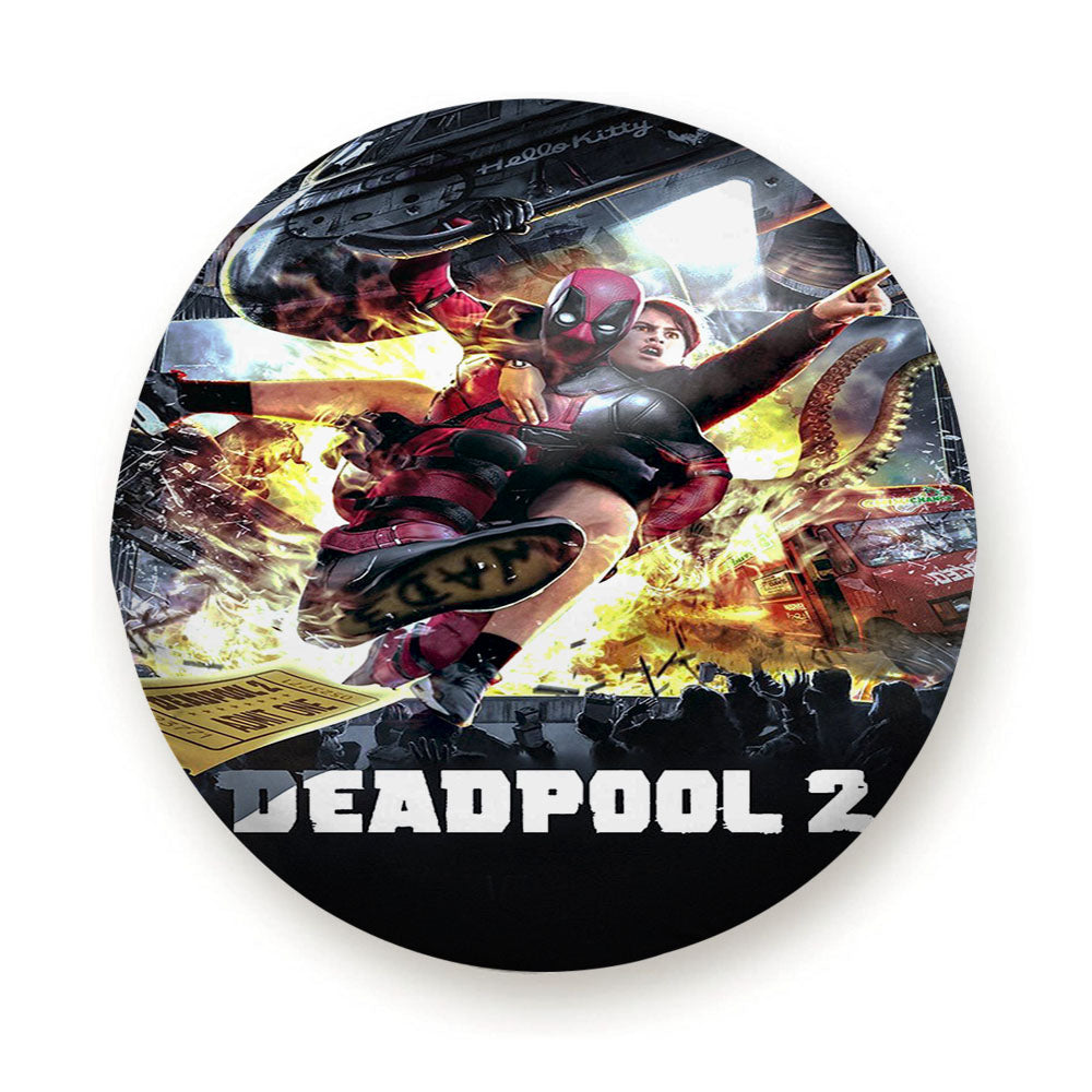 Deadpool 2 Movie Poster Tire Cover