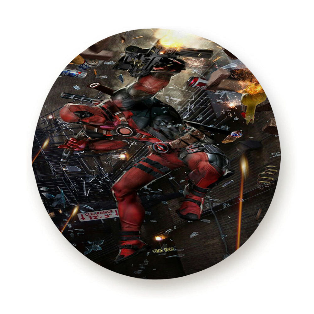 Deadpool Action Tire Cover