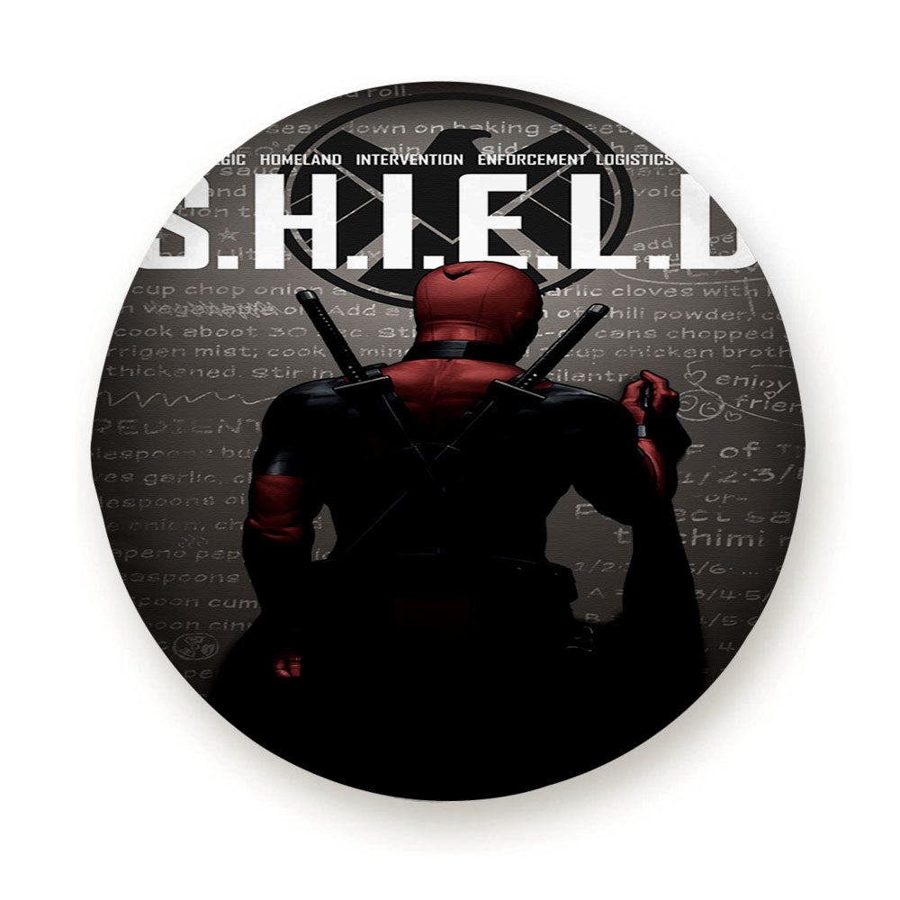 Deadpool Agents Of Shield Pattern Tire Cover