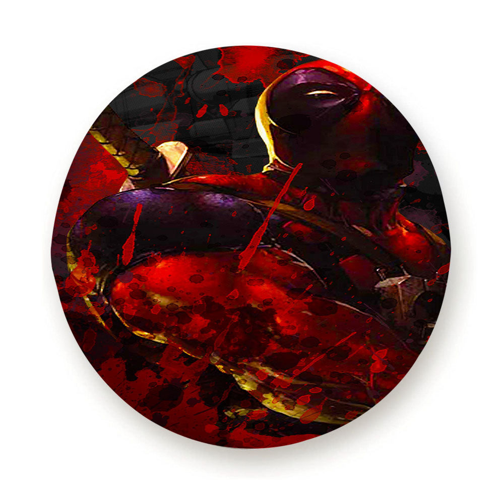 Deadpool Blood Splat Tire Cover
