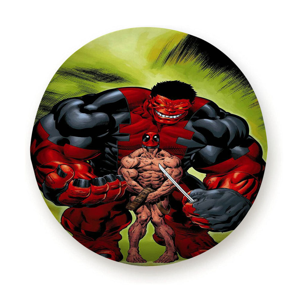 Deadpool Crazy Time Hulk Tire Cover