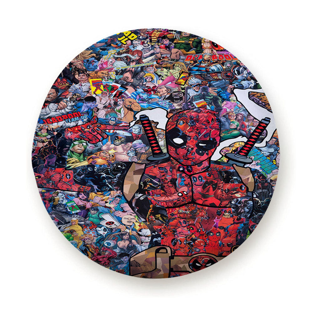 Deadpool Doodle Tire Cover