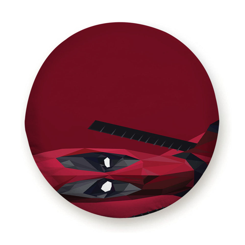Deadpool Flat Design Tire Cover