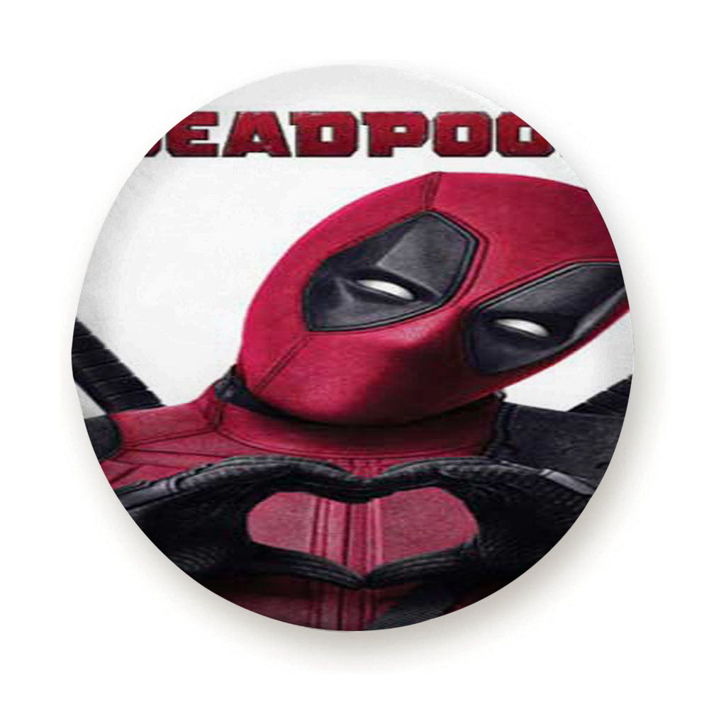 Deadpool Heart Hands Tire Cover