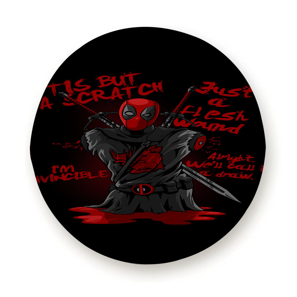Deadpool Im Invisible Tire Cover