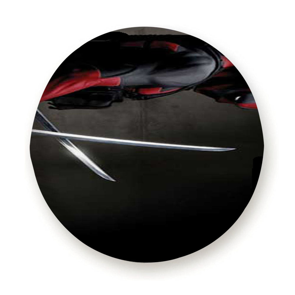 Deadpool In Shadow Tire Cover