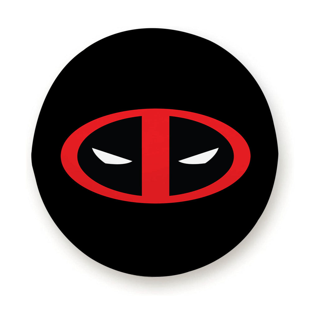 Deadpool Logo Tire Cover