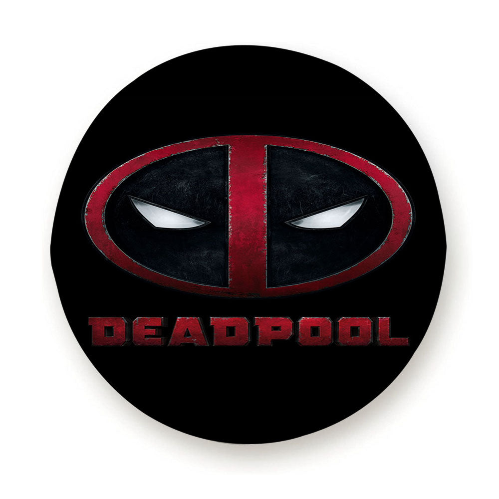 Deadpool Logo Art Tire Cover