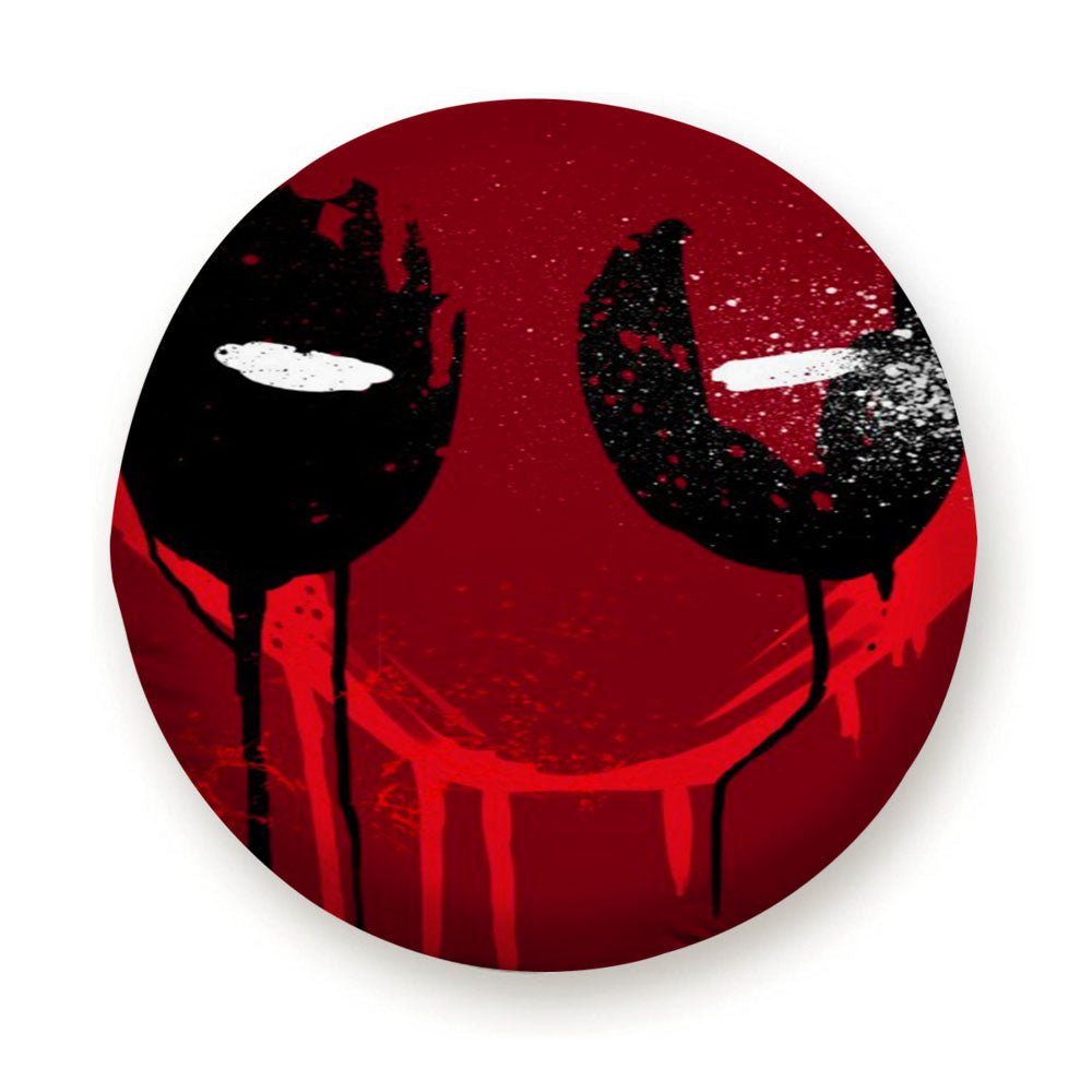 Deadpool Mask Logo Tire Cover