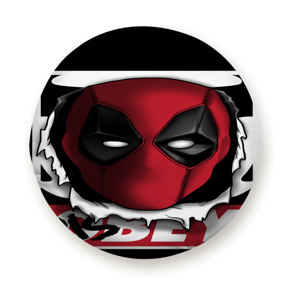 Deadpool Obey Tire Cover