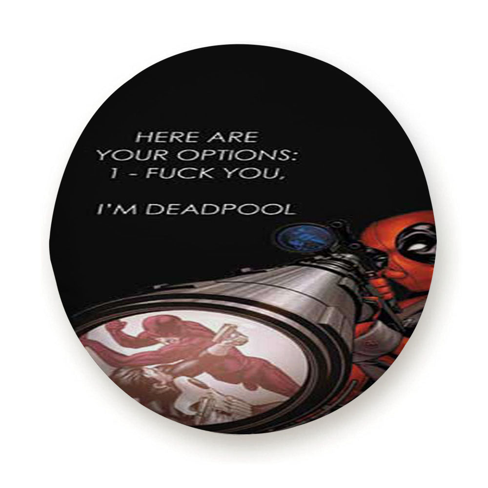 Deadpool Options Scope Tire Cover
