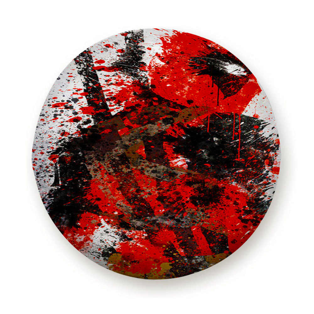 Deadpool Paint Splat Tire Cover