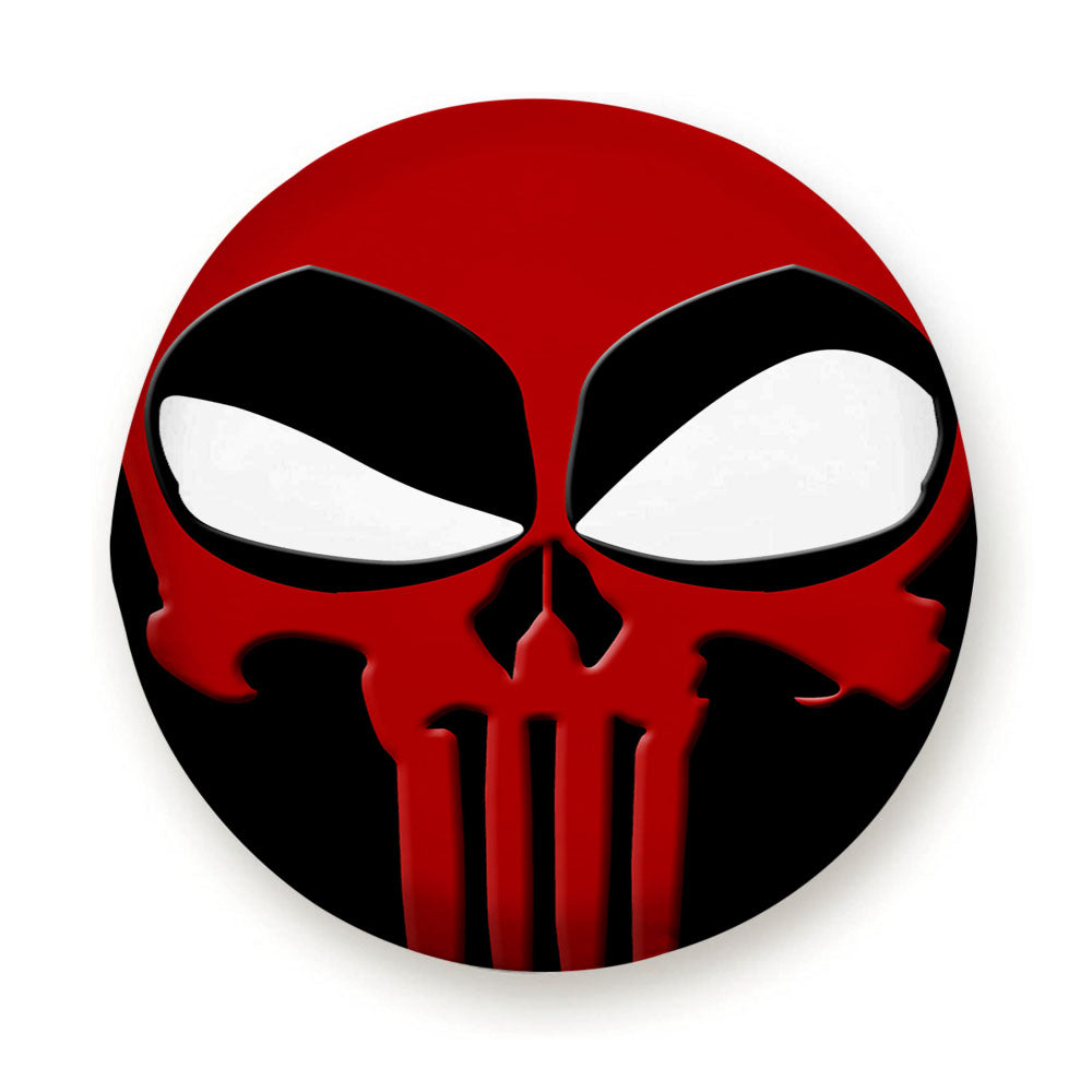 Deadpool Punisher Logo Tire Cover