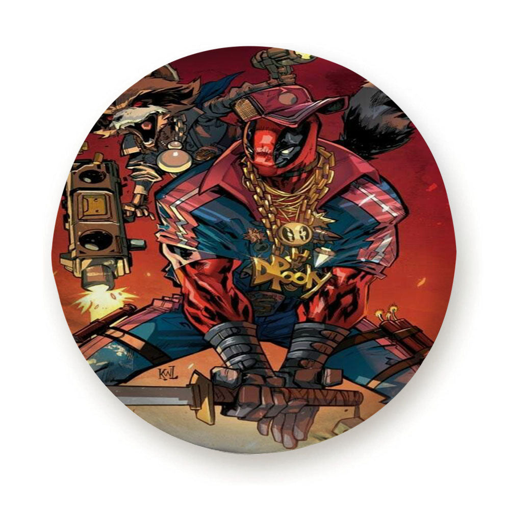 Deadpool Samurai Tire Cover