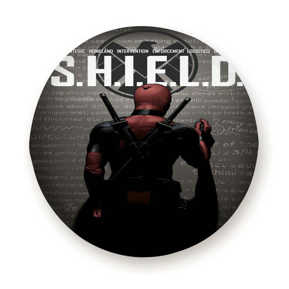 Deadpool Shield Tire Cover