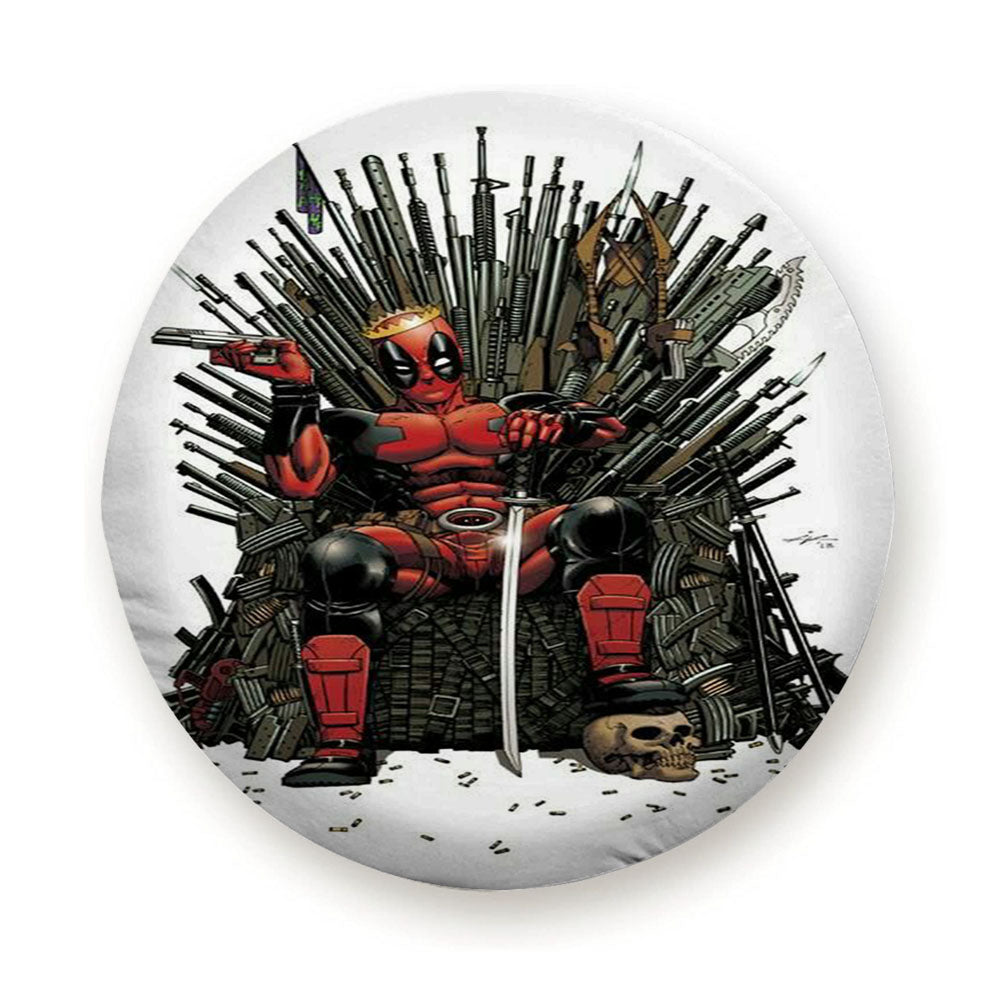 Deadpool Slam Ming Know Tire Cover
