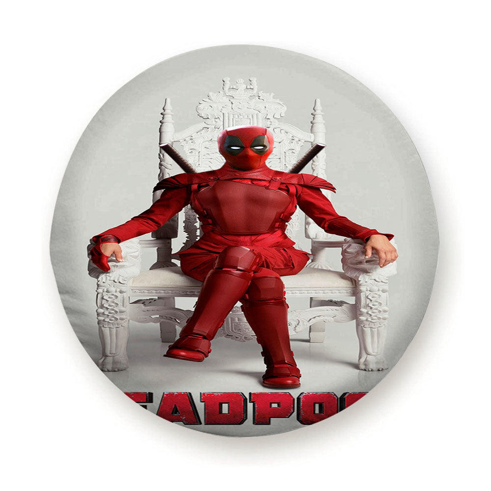 Deadpool White Girl Tire Cover