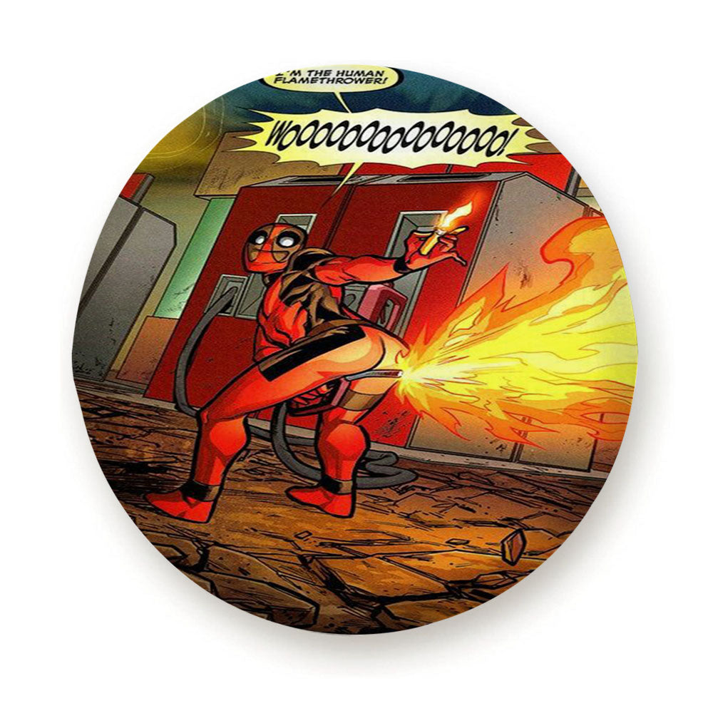 Deadpool Woooo Tire Cover
