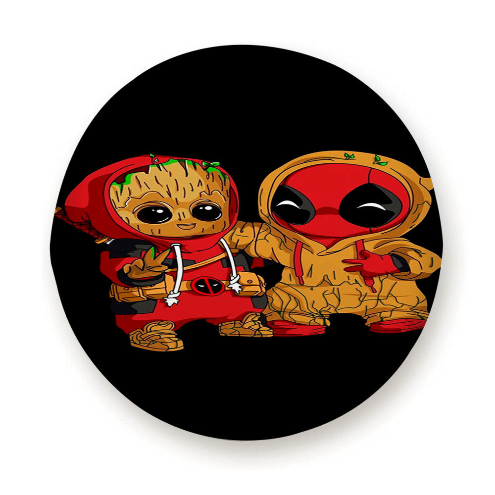 Deadpool X Groot Tire Cover
