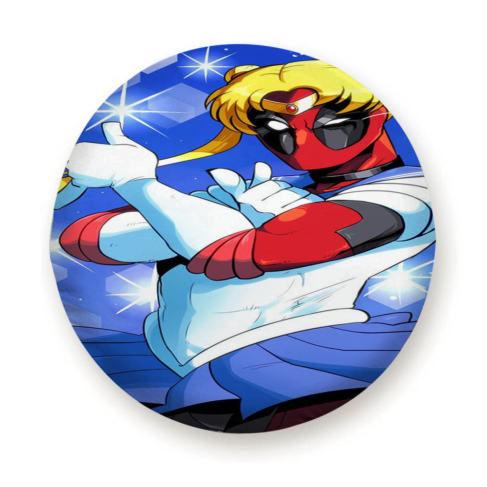 Deadpool X Sailormoon Tire Cover