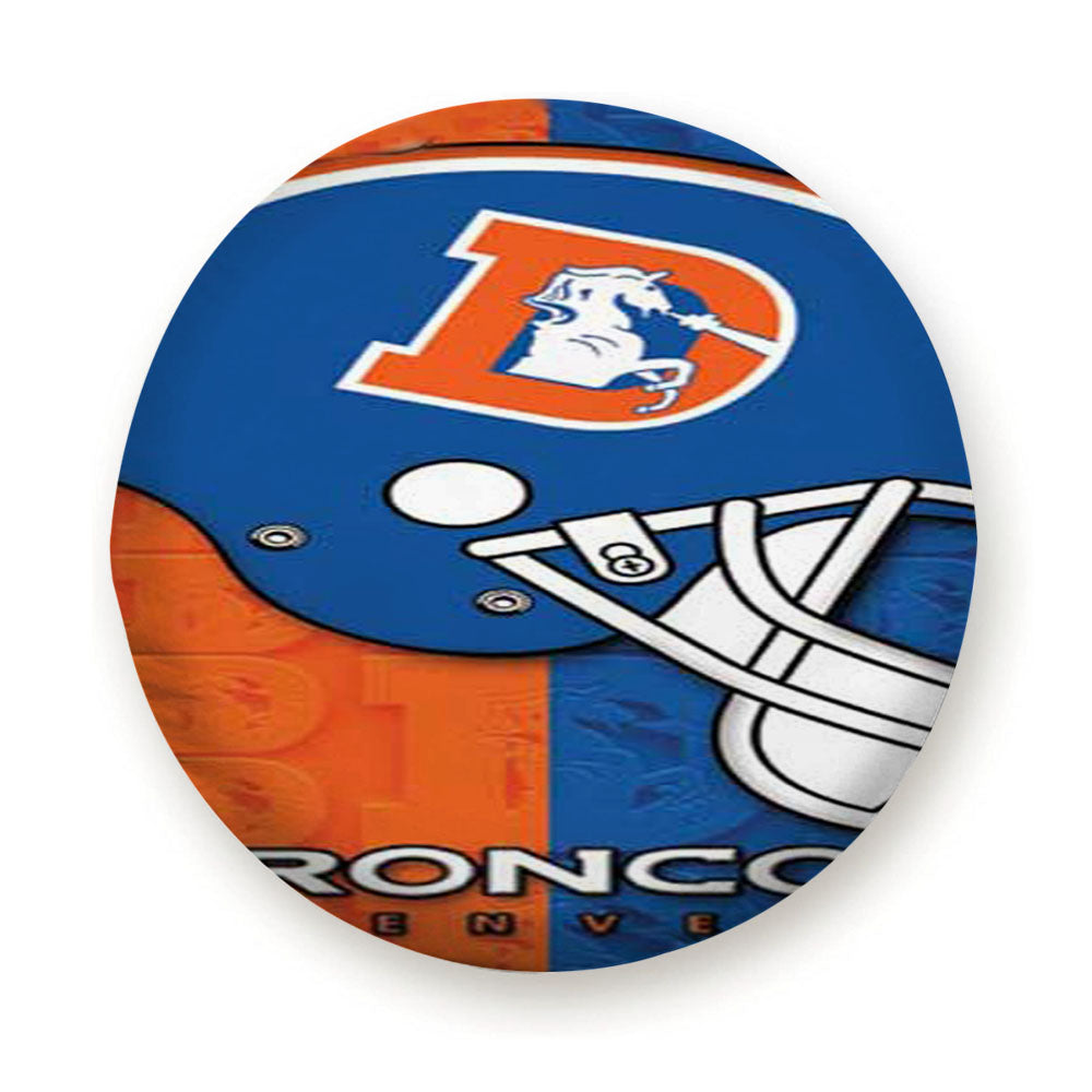 Denver Broncos Embossed Logos Helmet Tire Cover