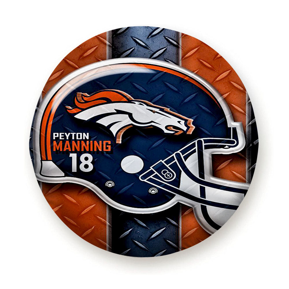Denver Broncos Football Team Peyton Manning 18 Tire Cover
