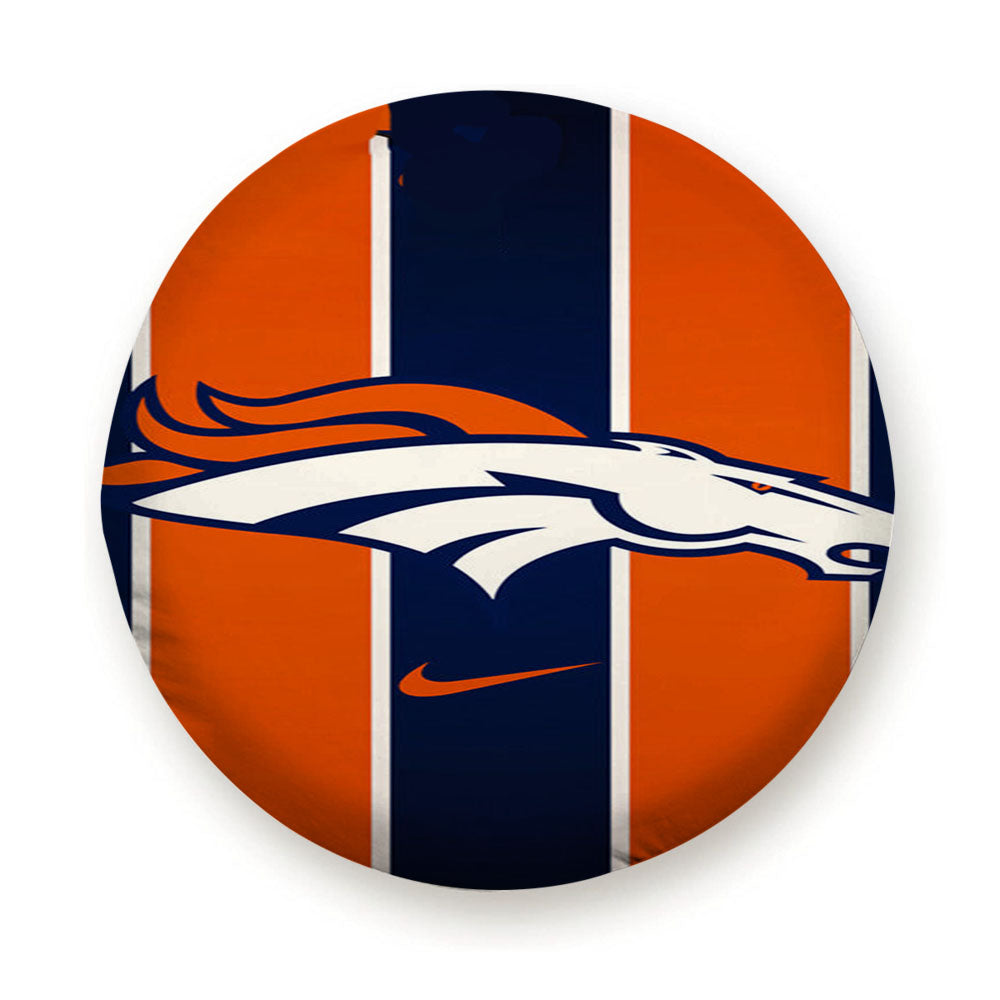 Denver Broncos Logo Stripes Tire Cover